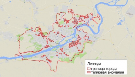 Ученые выявили самые горячие точки Красноярска