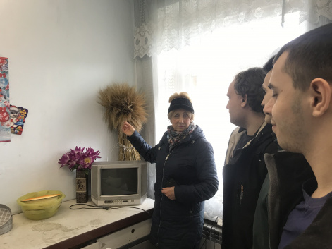 Экскурсия студентов Красноясркого сельскохозяйственного техникума по территории ОП "Минино"